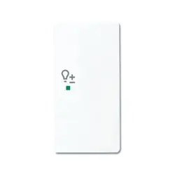 Busch-Jaeger bedieningswip rechts symbool dimmer tbv bedieningselement flex 2-voudig Future Linear studiowit mat (6234-22-884)