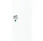 bedieningswip rechts symbool scene tbv bedieningselement flex 2-voudig Future Linear studiowit mat (6233-22-884)