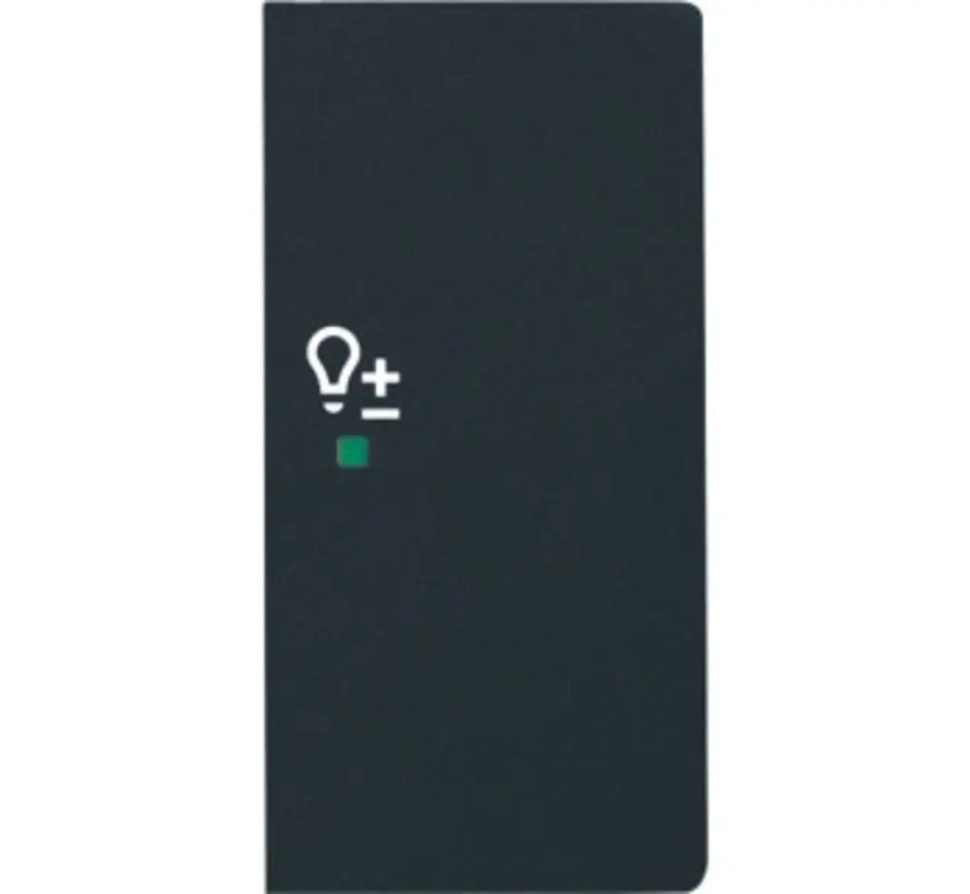 bedieningswip rechts symbool dimmer tbv bedieningselement flex 2-voudig Future Linear zwart mat (6234-22-885)