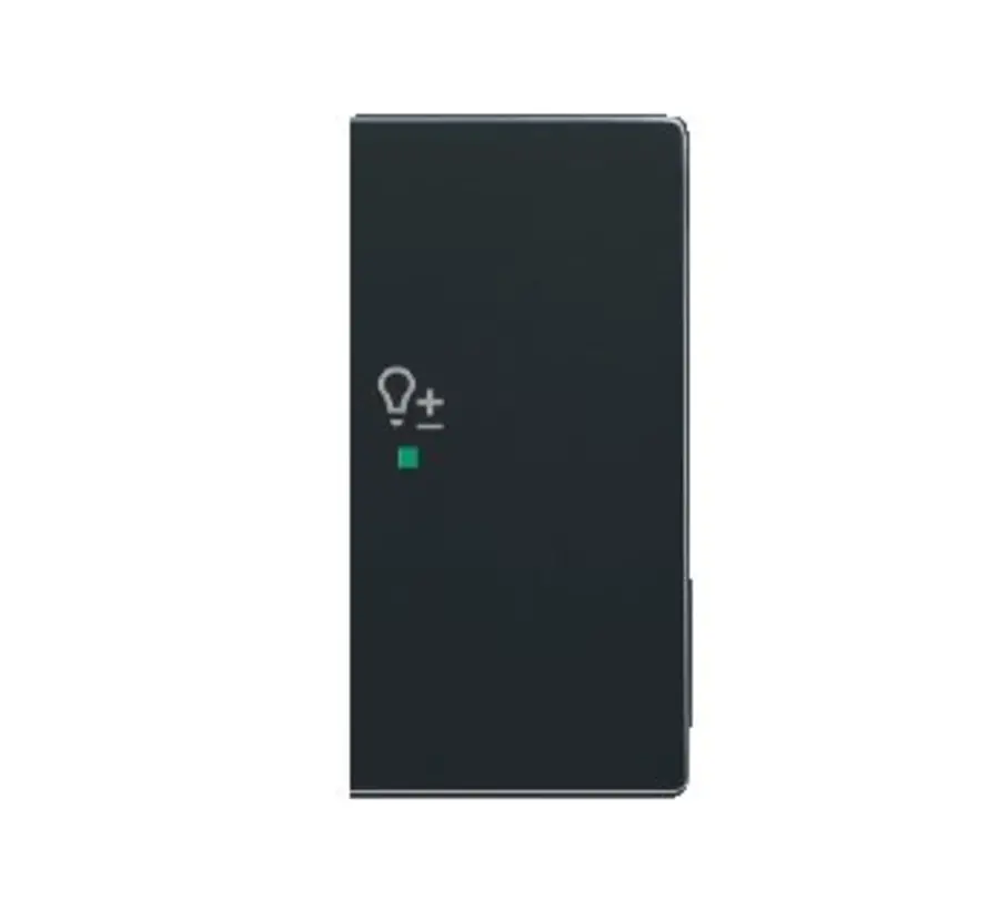 bedieningswip rechts symbool dimmer tbv bedieningselement flex 2-voudig Future Linear antraciet glans (6234-22-81)