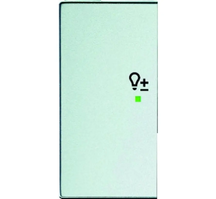 bedieningswip rechts symbool dimmer tbv bedieningselement flex 2-voudig Future Linear aluzilver (6234-21-83)
