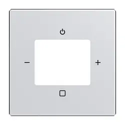 Busch-Jaeger centraalplaat tbv digitale radio Future Linear aluzilver mat (8252-83-101)