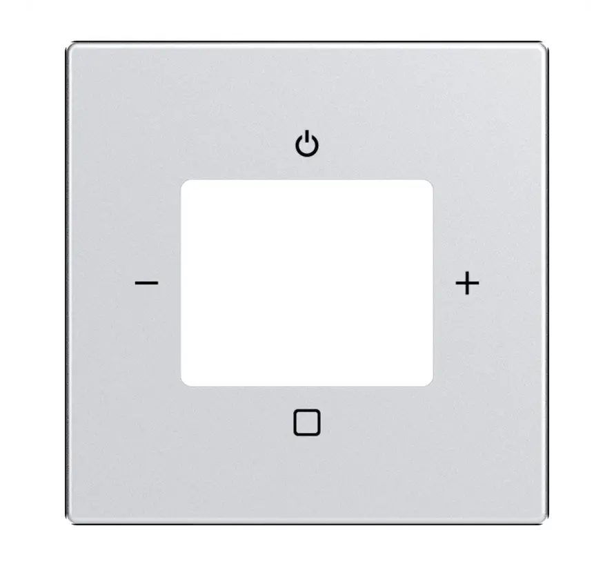 centraalplaat tbv digitale radio Future Linear aluzilver mat (8252-83-101)
