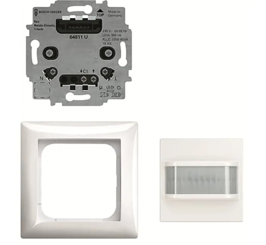 bewegingsmelder met comfort-sensor en selectlens compleet Balance SI (64762 UJ-914)