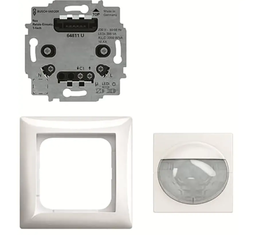 bewegingsmelder met comfort-sensor en multilens compleet Balance SI (64764 UJ-914)