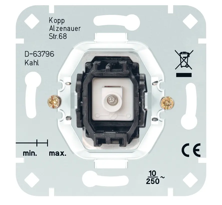 drukcontact verbreekcontact met N-klem (504700000)