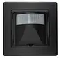 INFRAcontrol T 180gr. infrarood bewegingsschakelaar 3-draads 1000W LED 300VA compleet HK05 Paris zwart mat (808450016)