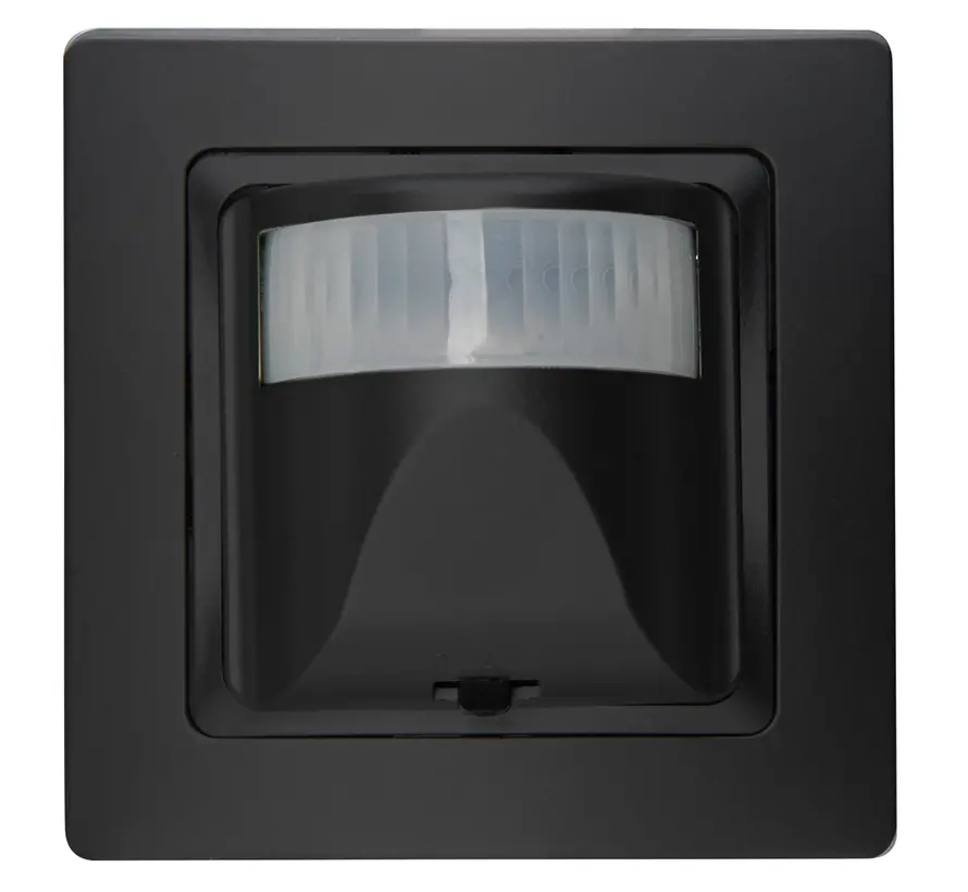 INFRAcontrol T 180gr. infrarood bewegingsschakelaar 3-draads 1000W LED 300VA compleet HK05 Paris zwart mat (808450016)