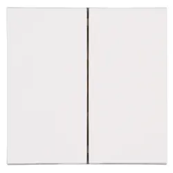 Kopp Free-control schakelwip 2-voudig voor draadloze wandschakelaar HK07 helder wit glans (827029008)