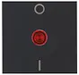 schakelwip controlevenster rood met opdruk 0 - I HK07 Athenis antraciet (491992008)