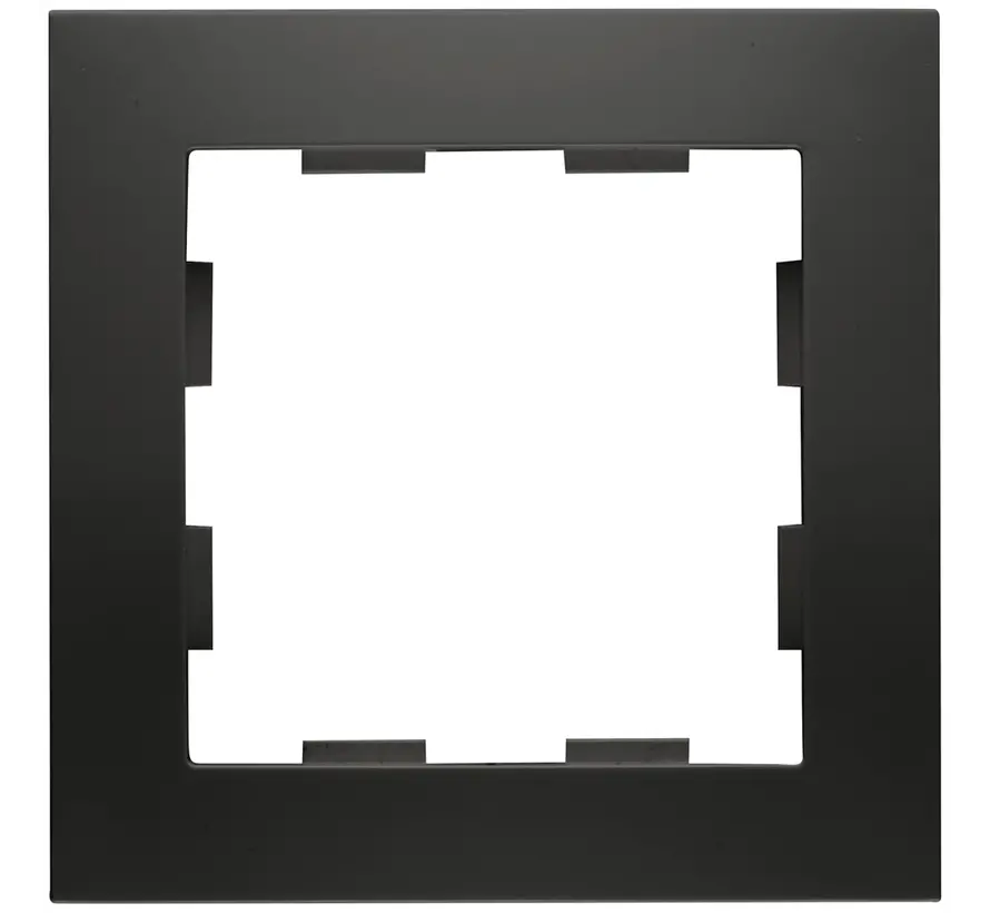 afdekraam 1-voudig Badora zwart mat (D 11.571.193)