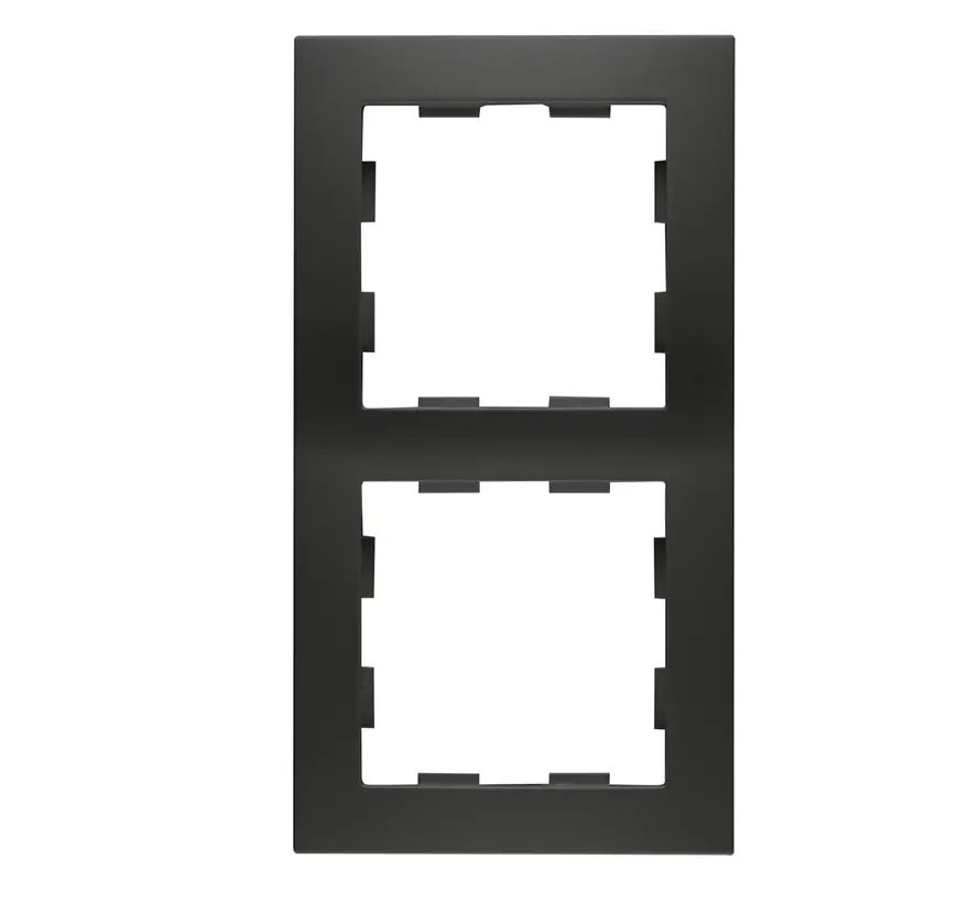 afdekraam 2-voudig Badora zwart mat (D 11.572.193)