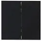 schakelwip 2-voudig HK07 Athenis zwart mat (490350009)