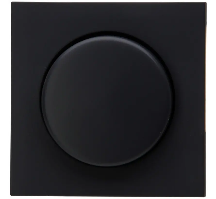 dimmerknop druk-draaidimmer HK07 Athenis zwart mat (490650008)
