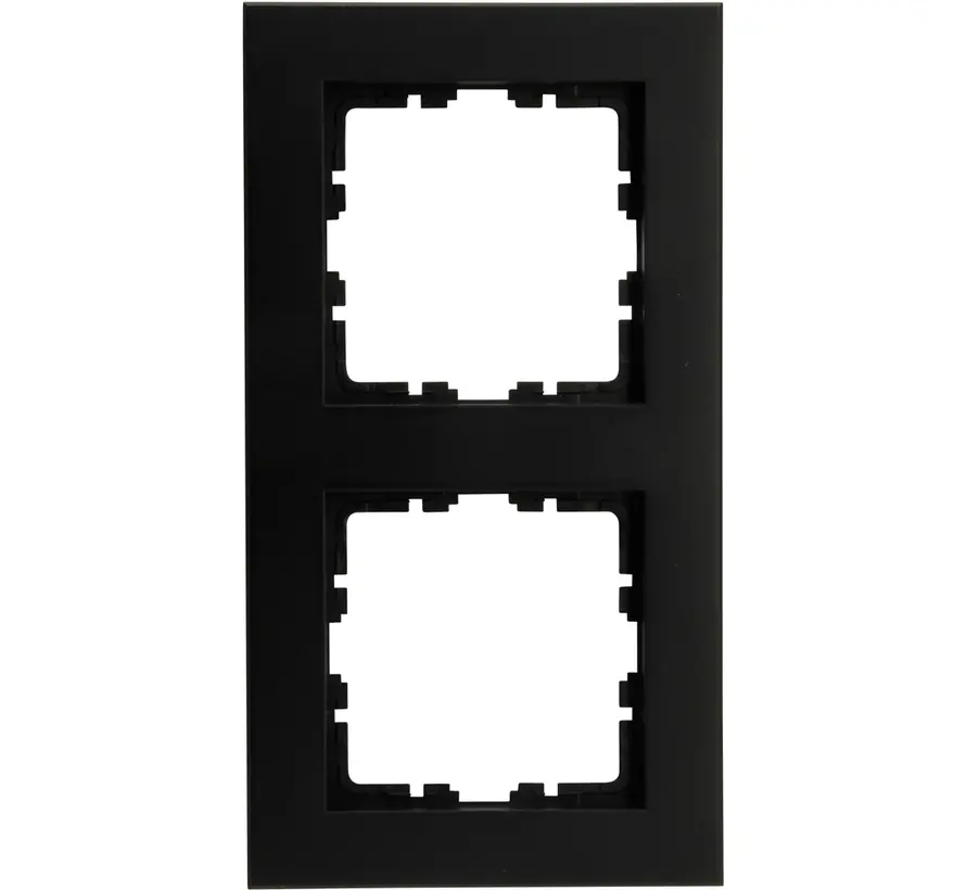 afdekraam 2-voudig HK07 PURE zwart mat (406950000)