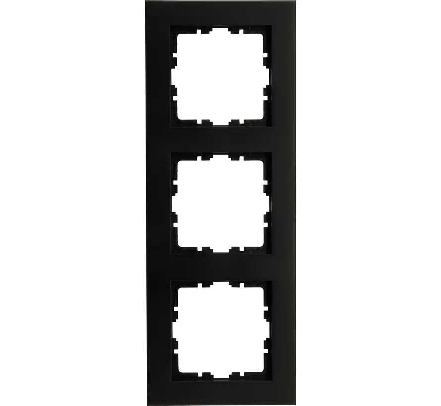 afdekraam 3-voudig HK07 PURE zwart mat (407050004)