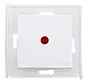 schakelwip controlevenster rood IP44 HK07 Athenis helder wit glans (493572004)