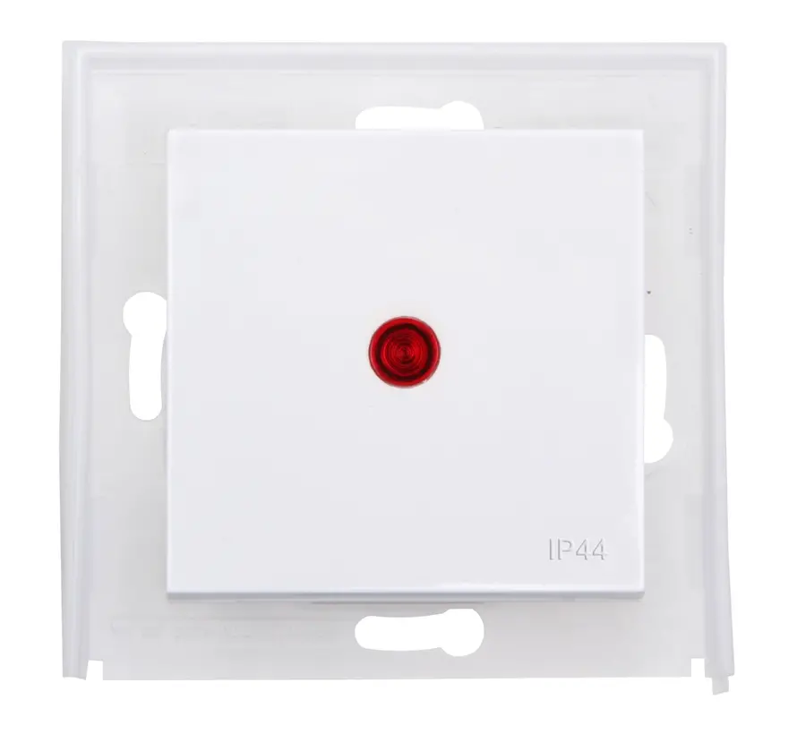 schakelwip controlevenster rood IP44 HK07 Athenis helder wit glans (493572004)