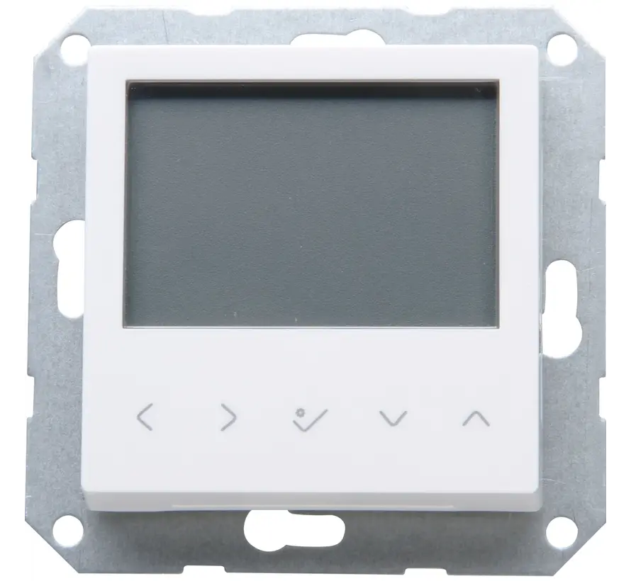thermostaat met display programmeerbaar HK07 Athenis helder wit glans (298129003)
