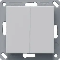 Gira Bluetooth wandzender 2-voudig Systeem 55 grijs mat (2462015)