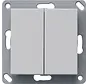 Bluetooth wandzender 2-voudig Systeem 55 grijs mat (2462015)