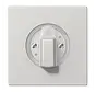 draaiknop tbv jaloezie of draaischakelaar LS990 lichtgrijs (LS 1941 LG)