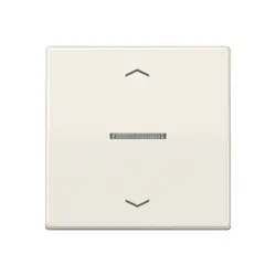 JUNG HOME dimmerknop 1-voudig met pijlsymbolen AS500 creme (BT AS 17101 P)