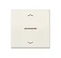 HOME dimmerknop 1-voudig met pijlsymbolen AS500 creme (BT AS 17101 P)