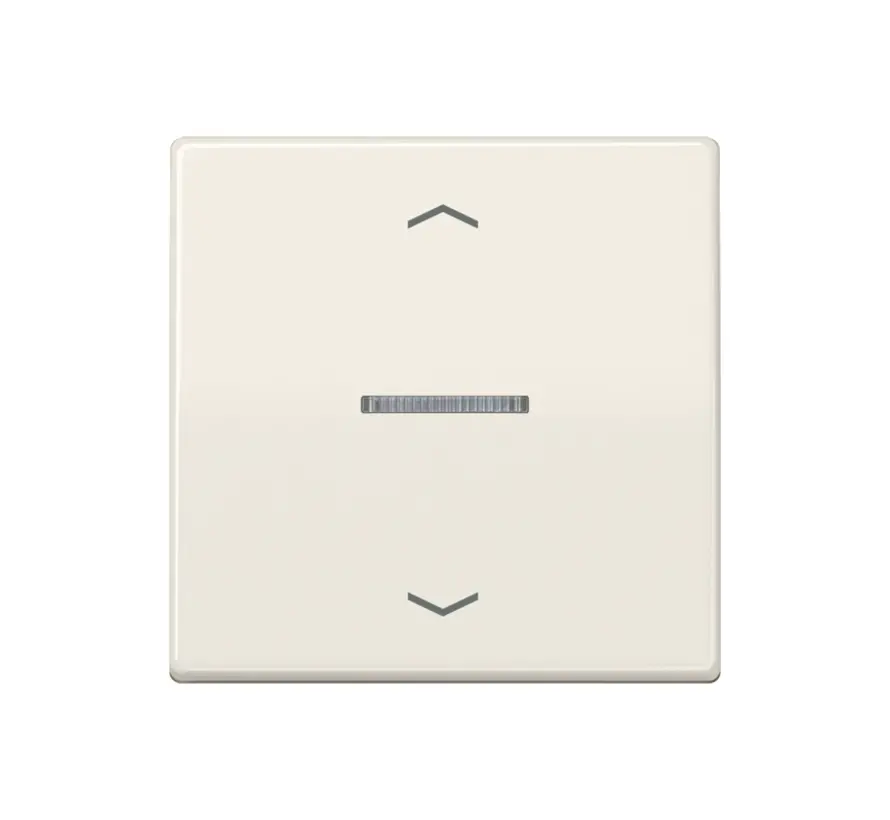 HOME dimmerknop 1-voudig met pijlsymbolen AS500 creme (BT AS 17101 P)