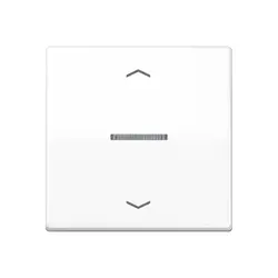 JUNG HOME dimmerknop 1-voudig met pijlsymbolen AS500 alpine wit (BT AS 17101 P WW)