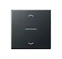 HOME dimmerknop 1-voudig met pijlsymbolen A-range antraciet mat (BT A 17101 BF P ANM)