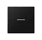 HOME dimmerknop 1-voudig A-range grafietzwart mat