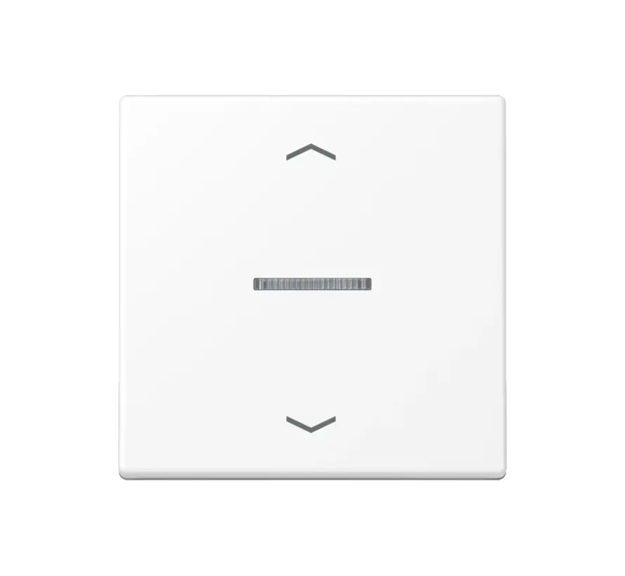 HOME dimmerknop 1-voudig met pijlsymbolen A-range sneeuwwit mat (BT A 17101 P WWM)