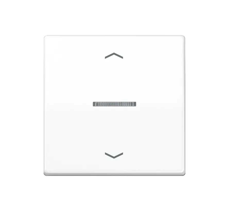 HOME dimmerknop 1-voudig met pijlsymbolen A-range alpine wit (BT A 17101 P WW)