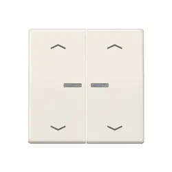 JUNG HOME dimmerknop 2-voudig met pijlsymbolen AS500 creme (BT AS 17102 P)