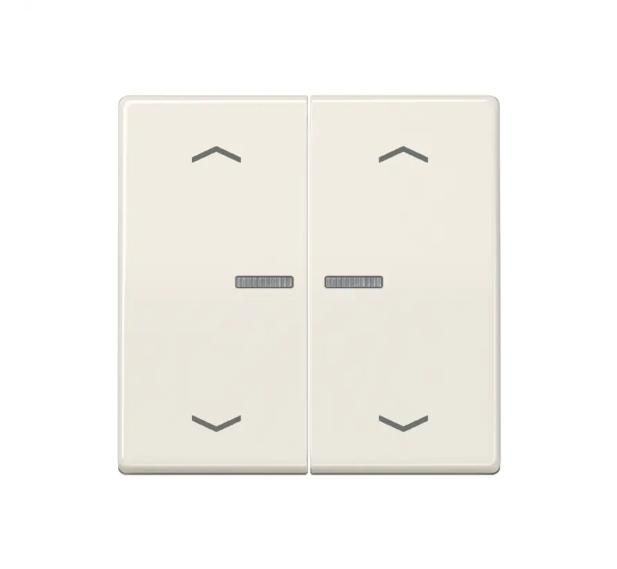 HOME dimmerknop 2-voudig met pijlsymbolen AS500 creme (BT AS 17102 P)