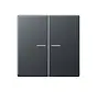 HOME dimmerknop 2-voudig A-range antraciet mat (BT A 17102 BF ANM)