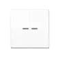 HOME dimmerknop 2-voudig A-range alpine wit (BT A 17102 BF WW)