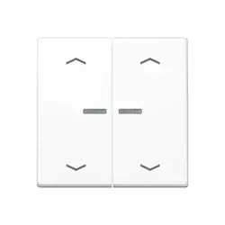 JUNG HOME dimmerknop 2-voudig met pijlsymbolen A-range alpine wit (BT A 17102 BF P WW)