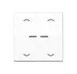 HOME dimmerknop 2-voudig met pijlsymbolen A-range alpine wit (BT A 17102 BF P WW)