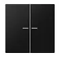HOME dimmerknop 2-voudig LS990 grafietzwart mat (BT LS 17102 SWM)