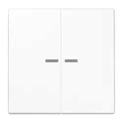 JUNG HOME dimmerknop 2-voudig LS990 alpine wit (BT LS 17102 WW)