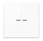 HOME dimmerknop 2-voudig LS990 alpine wit (BT LS 17102 WW)