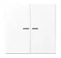 HOME dimmerknop 2-voudig LS990 sneeuwwit mat (BT LS 17102 WWM)