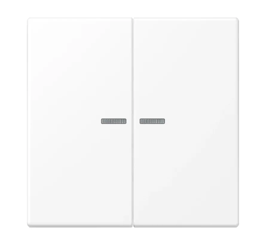 HOME dimmerknop 2-voudig LS990 sneeuwwit mat (BT LS 17102 WWM)