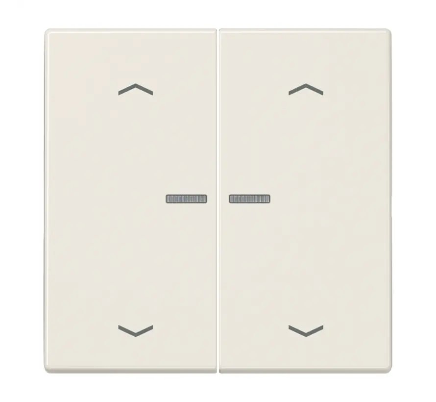 HOME dimmerknop 2-voudig met pijlsymbolen LS990 creme (BT LS 17102 P)