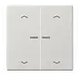 HOME dimmerknop 2-voudig met pijlsymbolen LS990 lichtgrijs (BT LS 17102 P LG)
