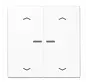 HOME dimmerknop 2-voudig met pijlsymbolen LS990 alpine wit (BT LS 17102 P WW)