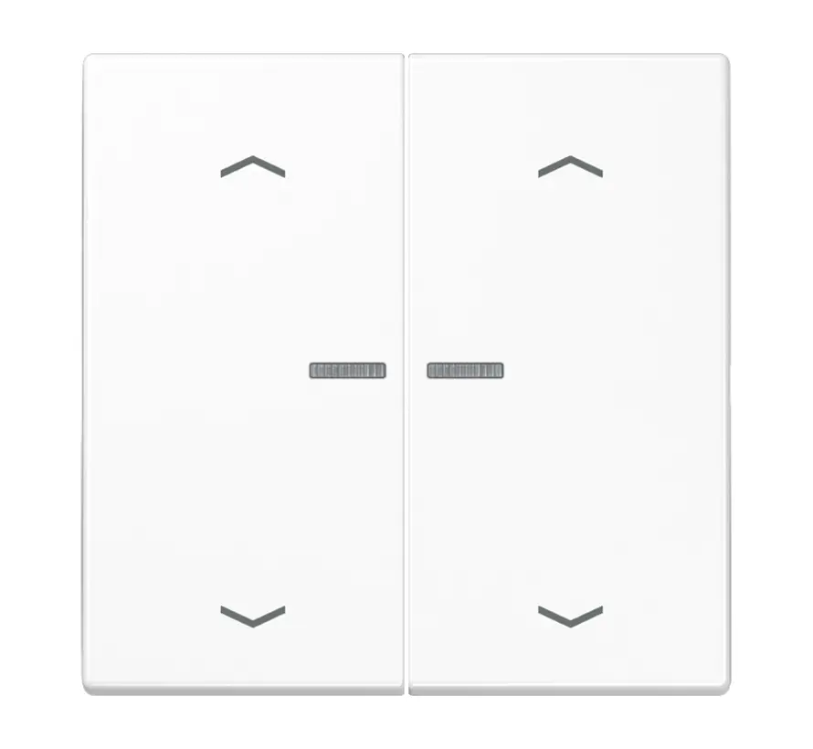 HOME dimmerknop 2-voudig met pijlsymbolen LS990 alpine wit (BT LS 17102 P WW)