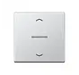 HOME dimmerknop 1-voudig met pijlsymbolen A-range aluminium (BT A 17101 P AL)